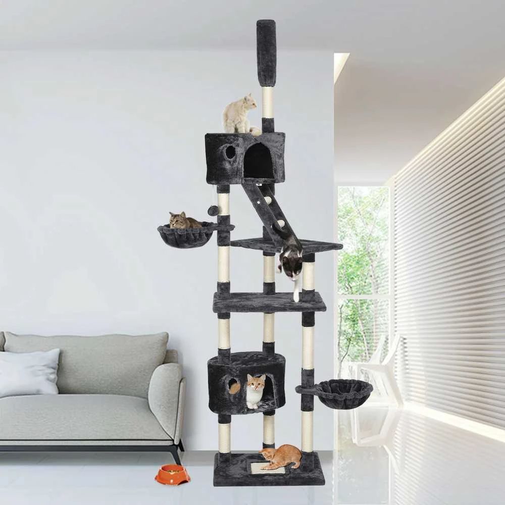 Yaheetech Kačių draskyklė nuo 228cm iki 255cm