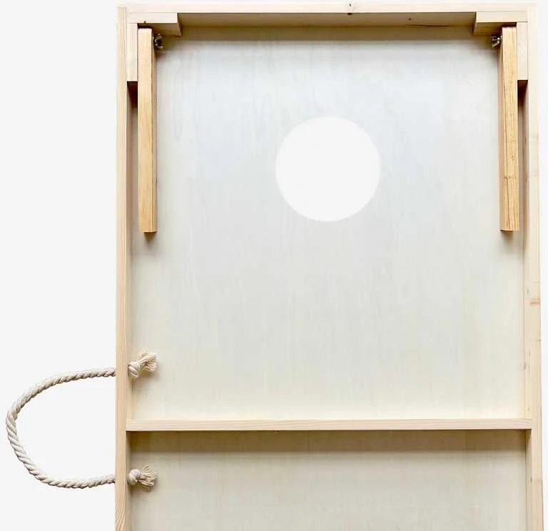 Cornhole žaidimo lenta su 8 maišeliais
