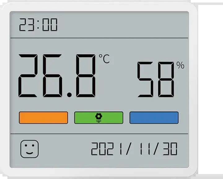 Atuman Skaitmeninis termometras ir drėgmės matuoklis su LCD ekranu