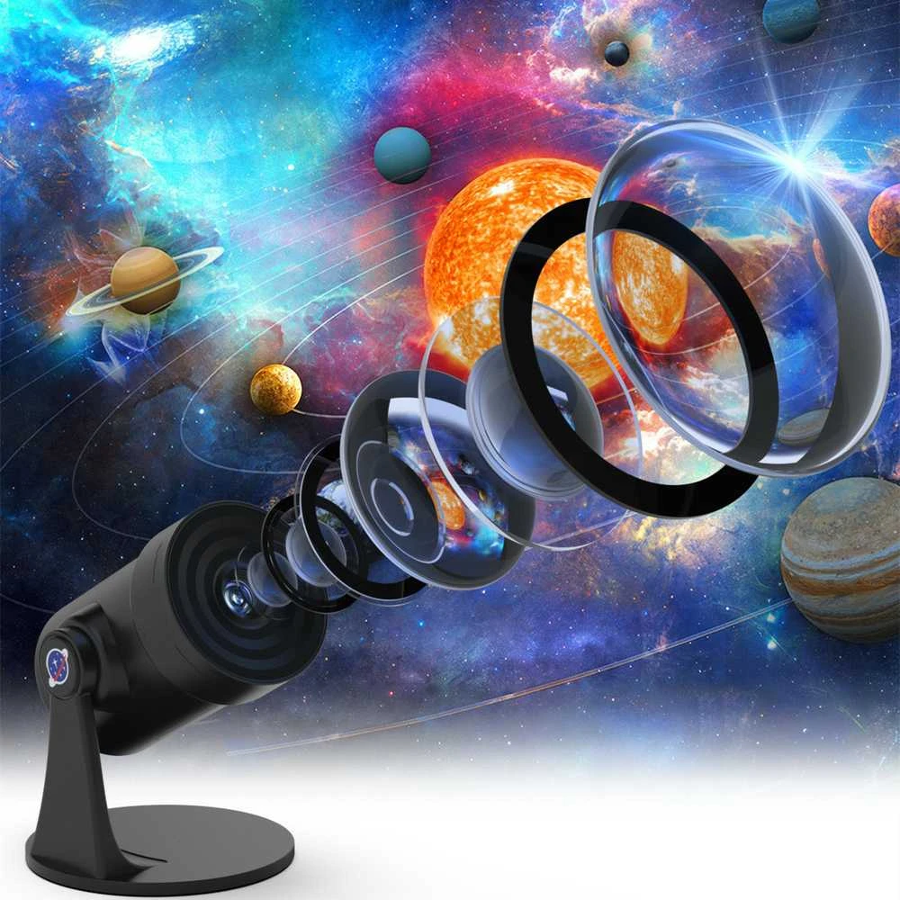 Modux 360° besisukantis žvaigždžių planetariumas projektorius (2025 m. versija)