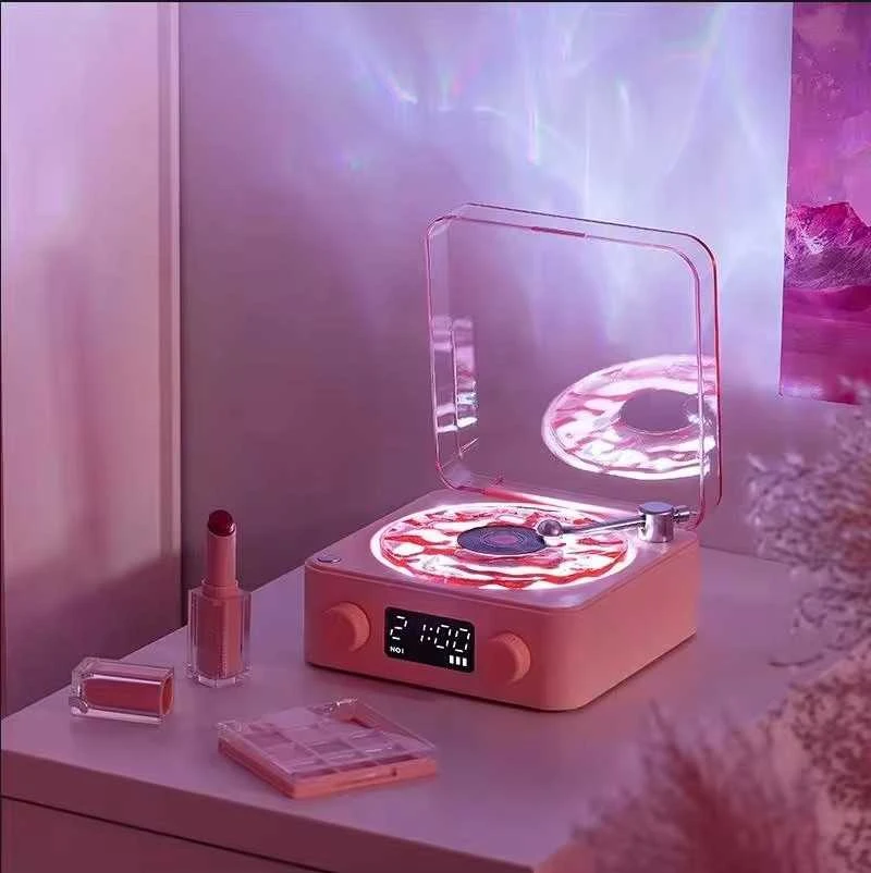 Modux Retro Stiliaus „Vinyl” LED Muzikos Grotuvas