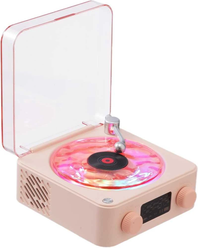 Modux Retro Stiliaus „Vinyl” LED Muzikos Grotuvas