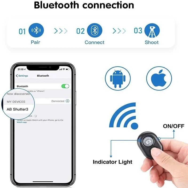 Modux Trikojis telefonui, fotoparatui Reguliuojamas telefono stovas su Bluetooth funkcija