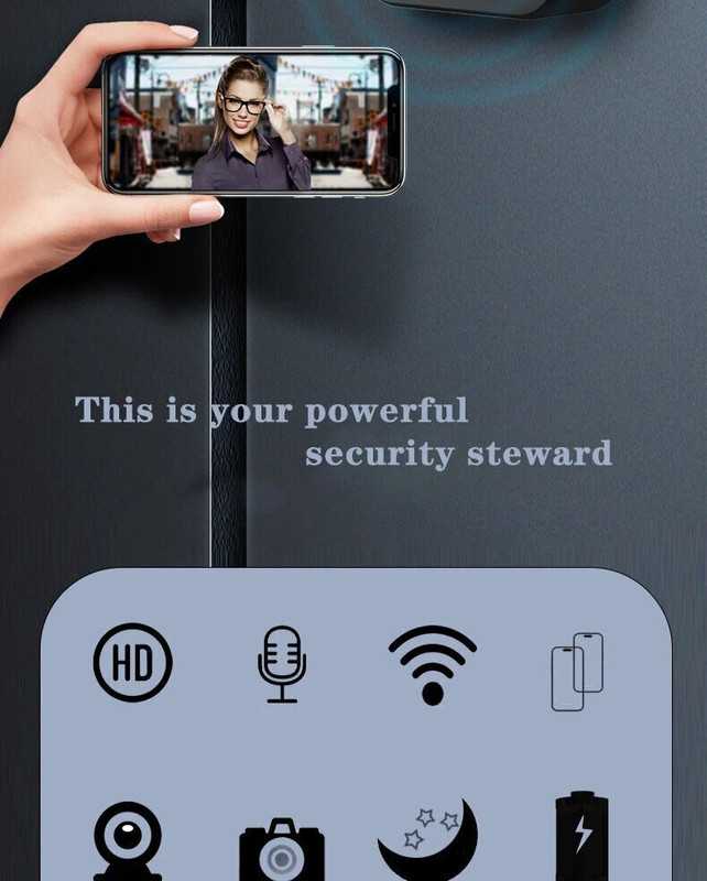 Avernus Bevielis durų skambutis su vaizdo kamera ir WiFI