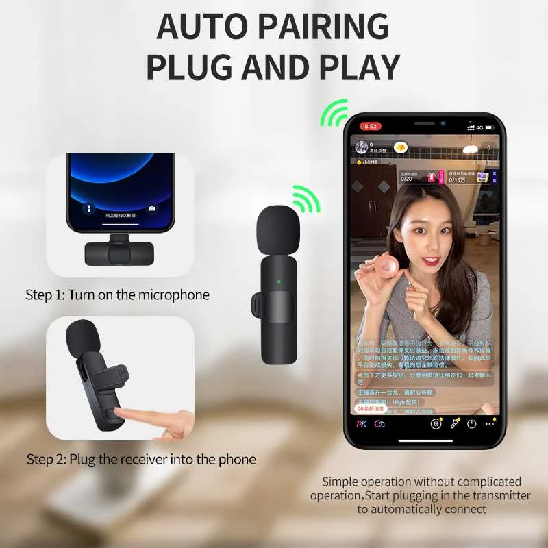 Avernus Telefono mikrofonas K9 Plug and Play