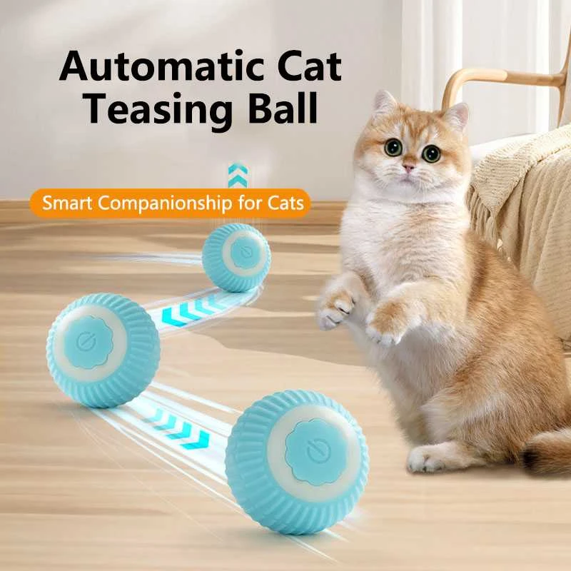 Interaktyvus elektrinis žaidimų kamuoliukas katėms