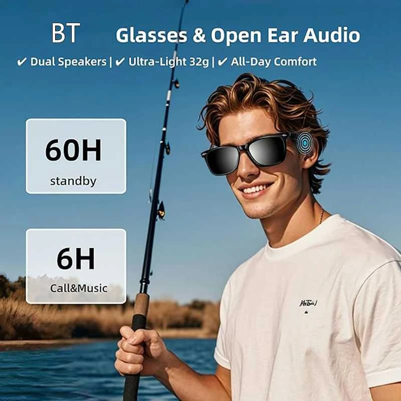Išmanūs bluetooth saulės akiniai