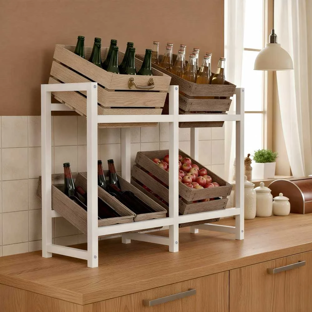 Mville 4 gėrimų dėžių stovas „Stack“