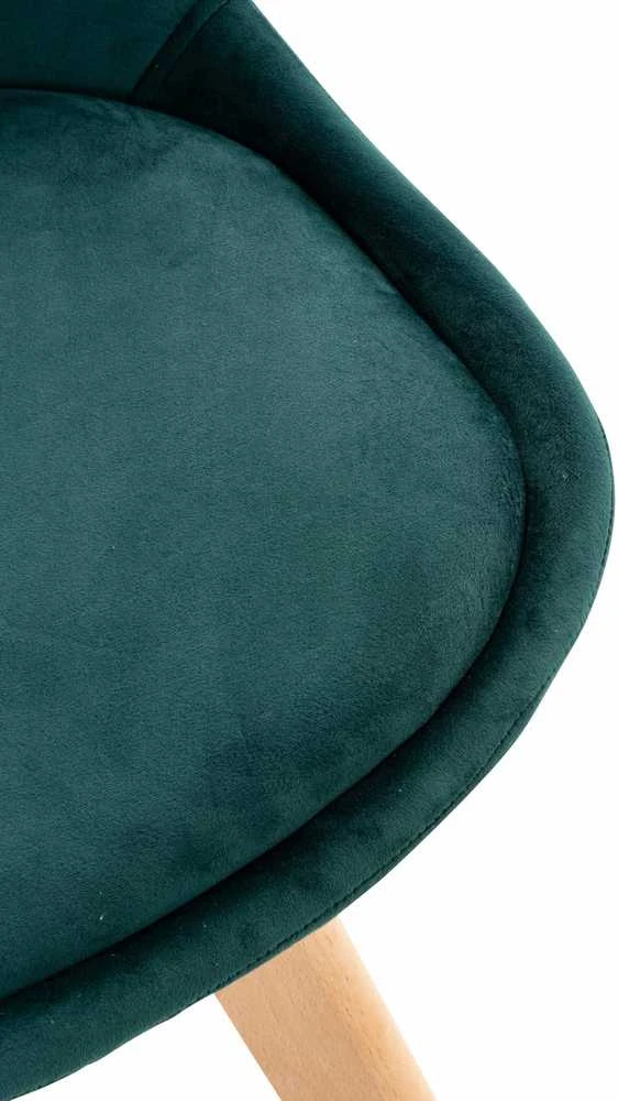 Mville 4 vnt. kėdžių rinkinys Linares velvetas