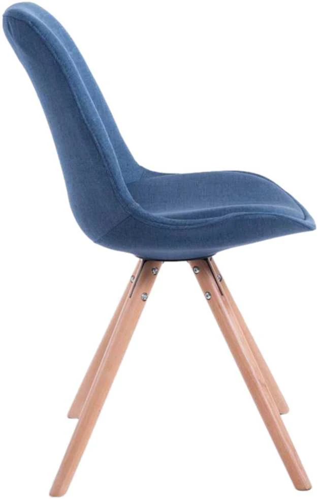 Clp Trading Mville 4 kėdžių komplektas Toulouse, audinys, Natura, apvalios