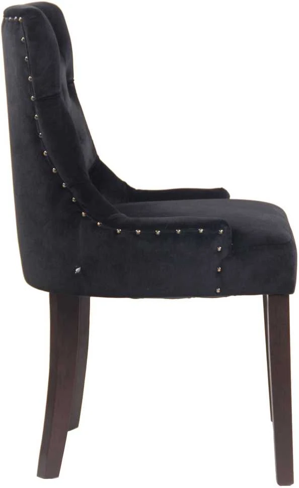 Mville 4 valgomojo kėdžių komplektas Aberdeen, aksominės, antikvarinės