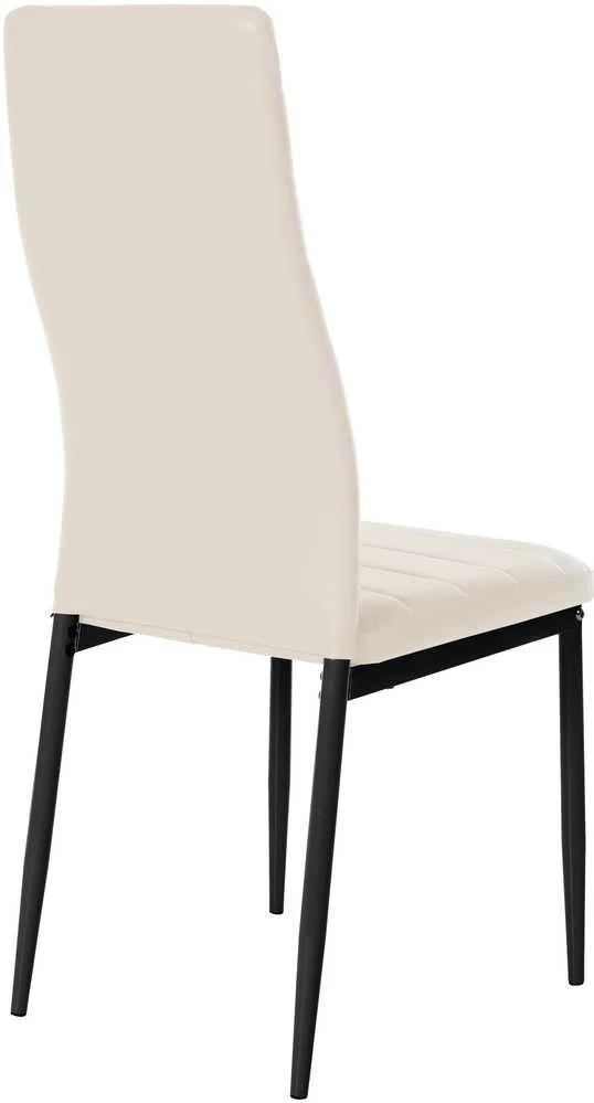 Mville 4 vnt. valgomojo kėdžių rinkinys „Mayfair“ dirbtinė oda