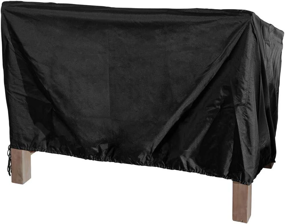 Mville CLP apsauginis uždangalas 120 cm sodo suoliukui, juodas