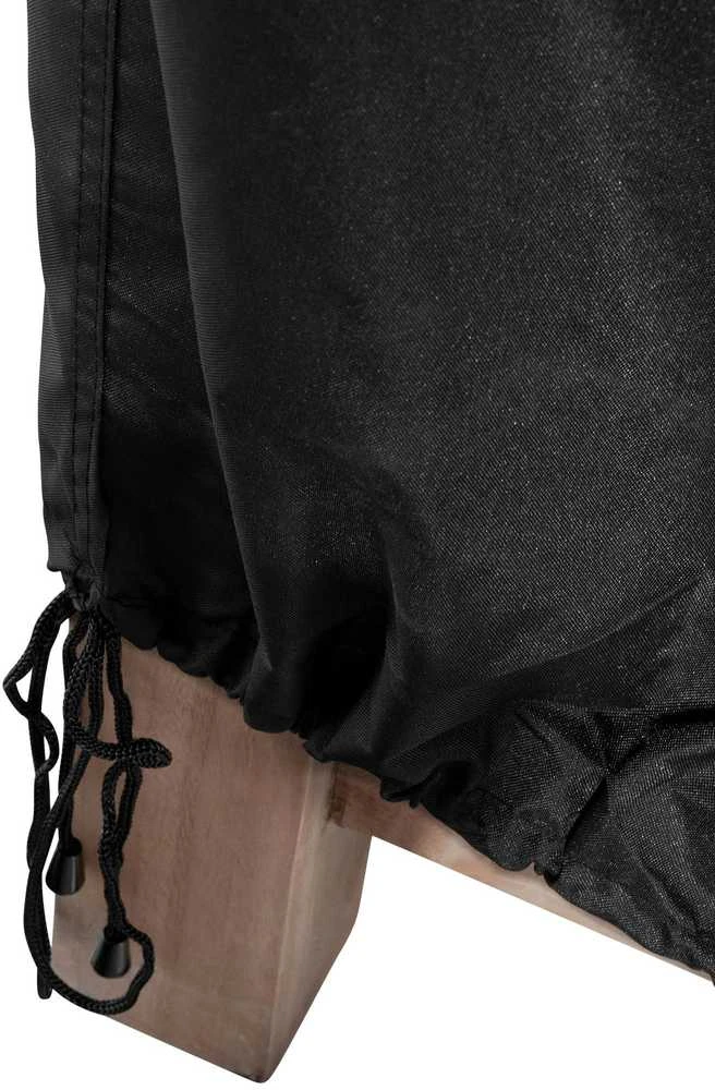 Mville CLP apsauginis uždangalas 120 cm sodo suoliukui, juodas
