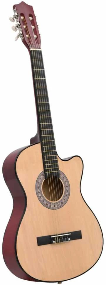 Akustinės gitaros rinkinys, 12 dalių, 38", 6 stygos