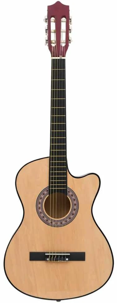 Akustinės gitaros rinkinys, 12 dalių, 38", 6 stygos