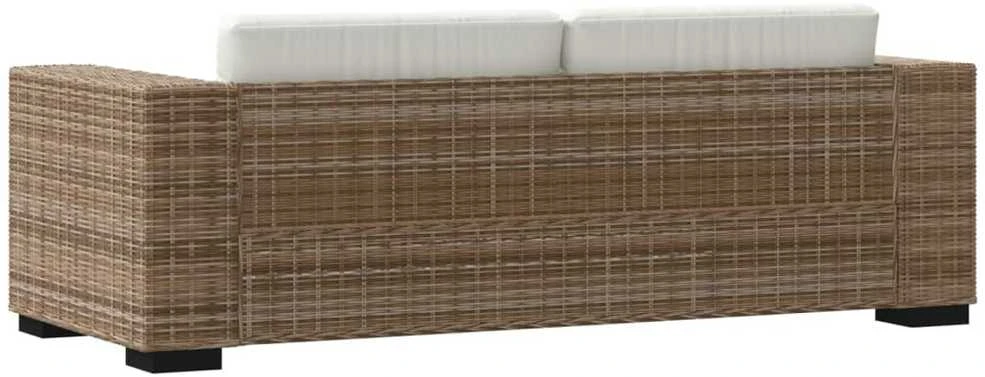 Sofa Aštuonių dalių trivietės sofos komplektas, ratanas