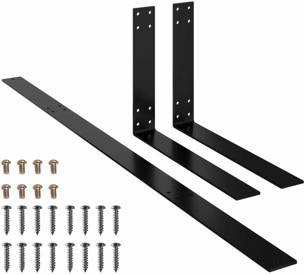 Atlošas sofai iš palečių, juodas, 110cm, geležis