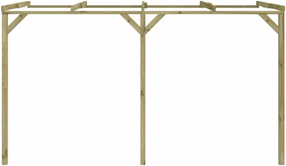 Atremiama pergolė, 2x4x2,2m, mediena