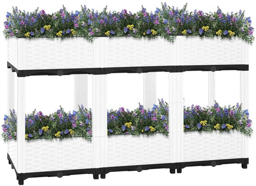 Aukštas lovelis, 120x40x71 cm, polipropilenas