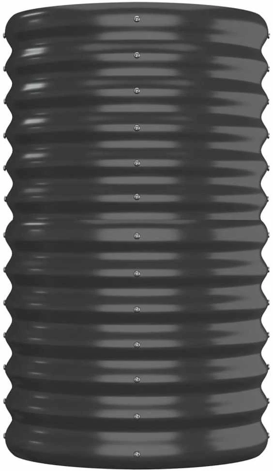 Aukštas sodo lovelis, antracito, 152x40x68cm, plienas