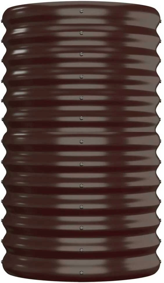 Aukštas sodo lovelis, rudas, 152x40x68cm, plienas