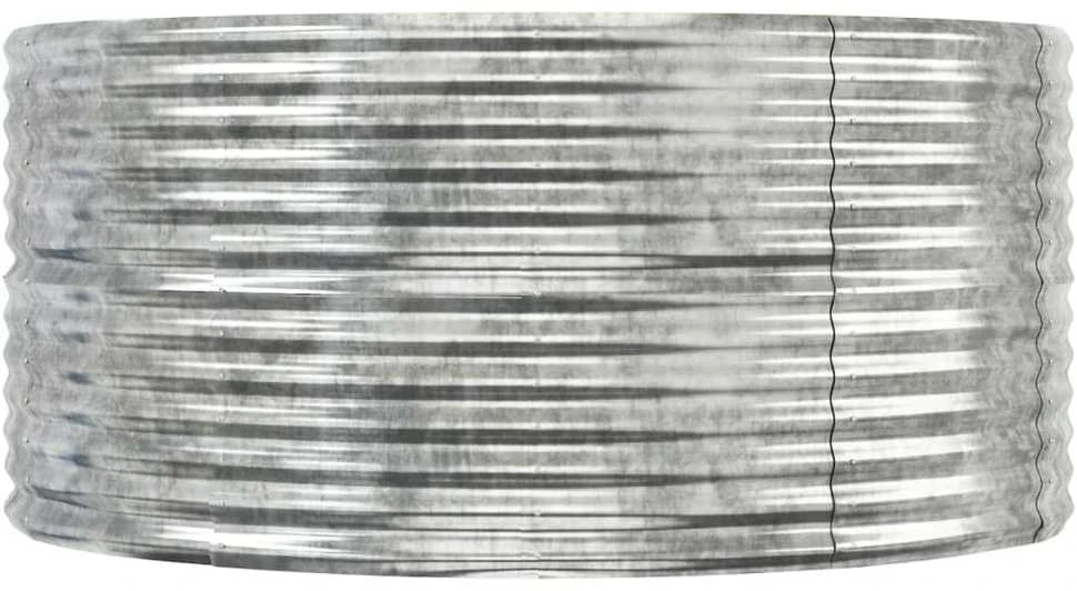 Aukštas sodo lovelis, sidabrinis, 291x140x68cm, plienas
