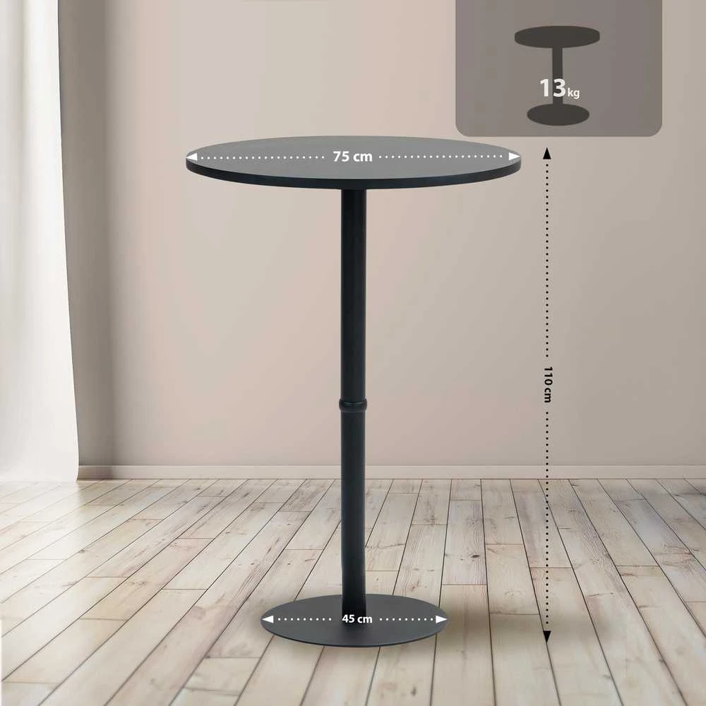 Mville Baro stalas Hereford apvalus 75 cm