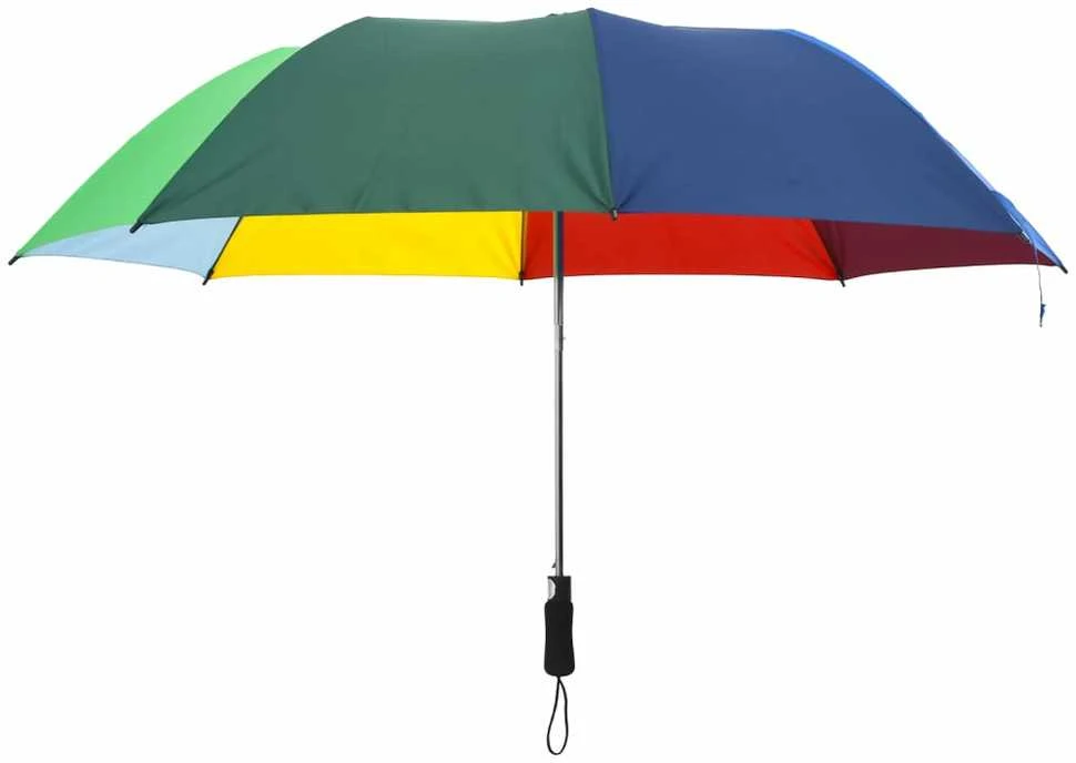 Automatinis sulankstomas skėtis, įvairių spalvų, 124cm