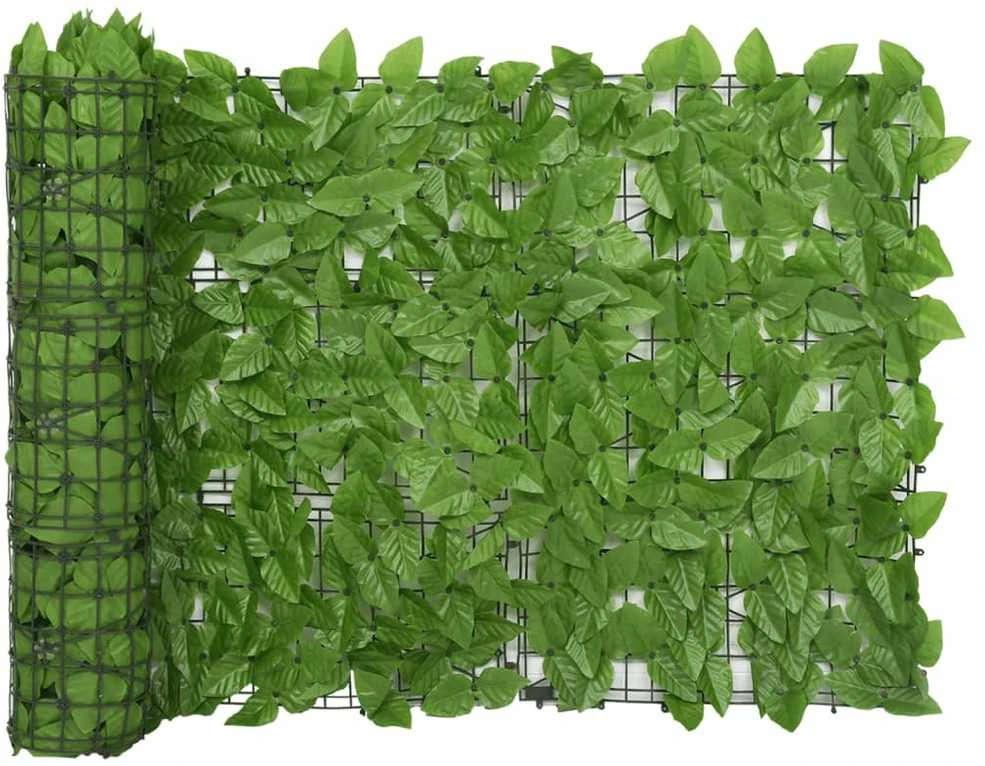 Balkono pertvara, 300x75cm, su žaliais lapais