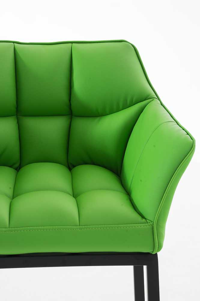 CLP Trading GmbH Baro kėdė Damaso Leatherette žalia, juoda