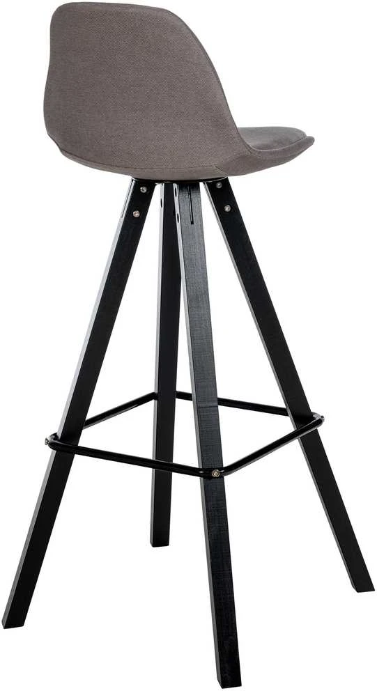 Mville Baro kėdė Corbin Stoff Square juoda