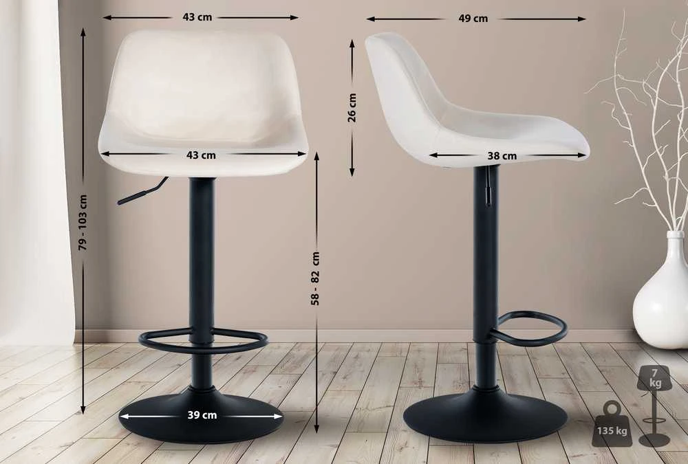 Clp Trading Mville Baro kėdė Loft Velvet