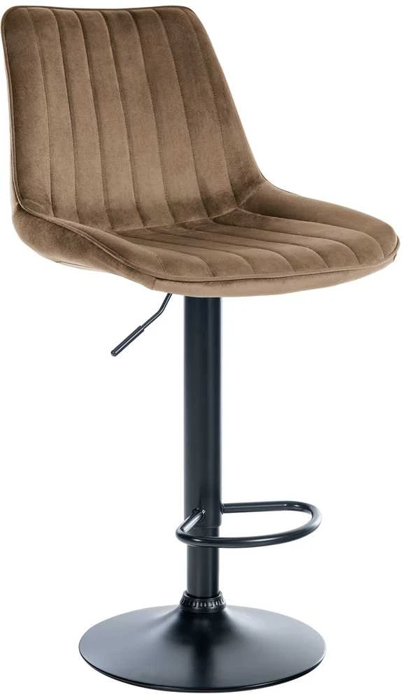 Mville Baro kėdė Toni Velvet juoda