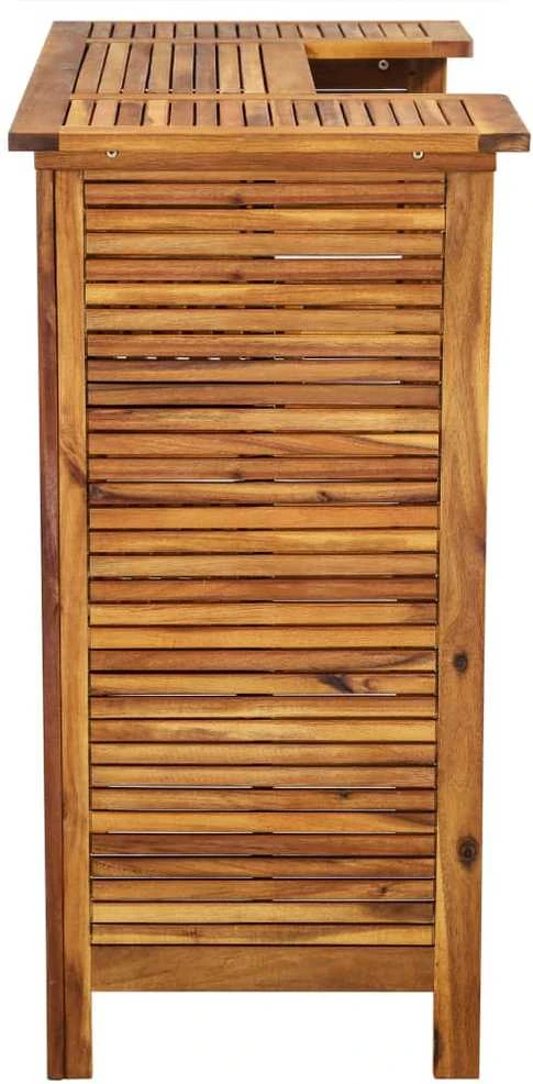 Baro stalas, 110x50x105cm, akacijos medienos masyvas