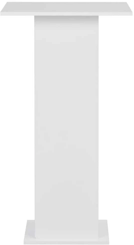 Baro stalas, 60x60x110cm, baltas