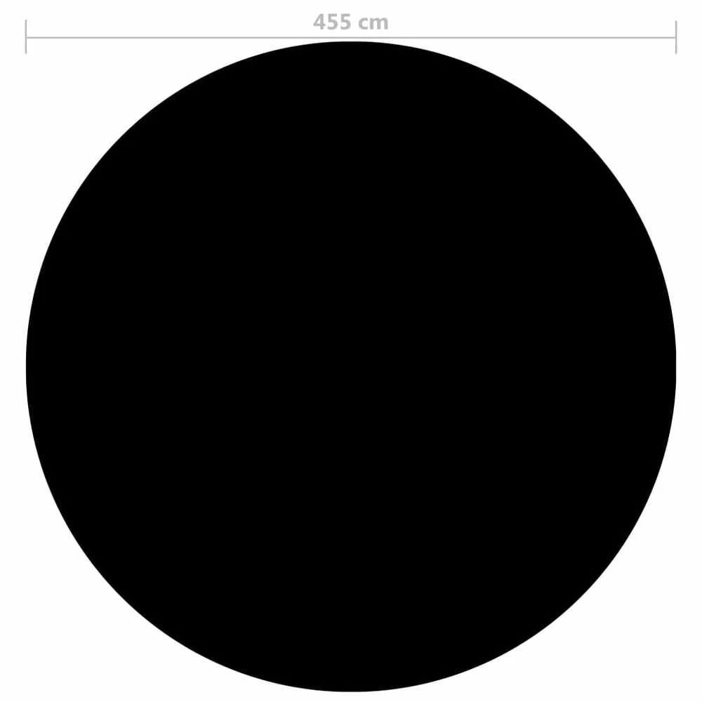 Baseino uždangalas, juodos spalvos, 455cm, PE