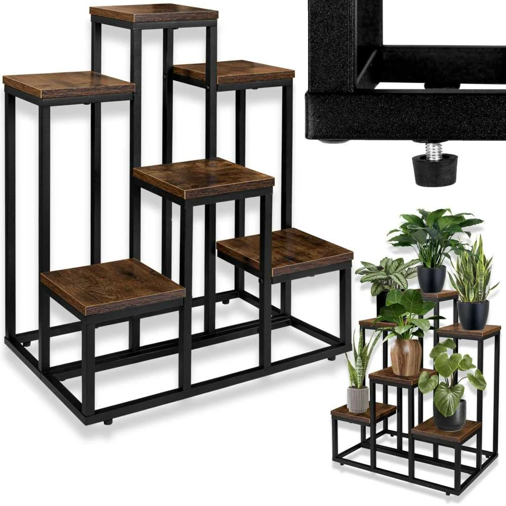 Bipohome Metalinis Stovas Augalams Rustic 67 cm