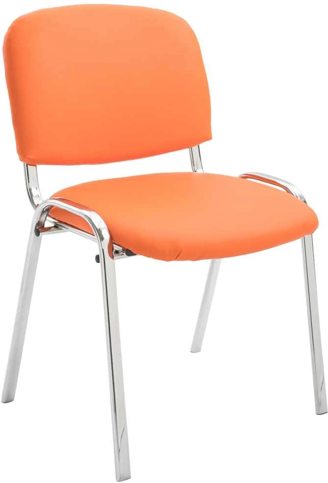 Mville Lankytojų kėdė CLP Ken C, dirbtinė oda, oranžinė