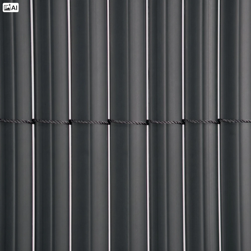 Bipohome PVC balkono uždanga 140x500 cm „BARU“, antracito spalvos