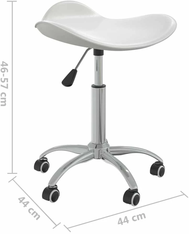 Biuro kėdė, baltos spalvos, dirbtinė oda (323683)