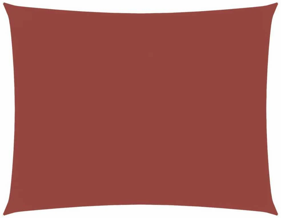 Burė nuo saulės, terakota, 4x6m, oksfordo audinys, stačiakampė
