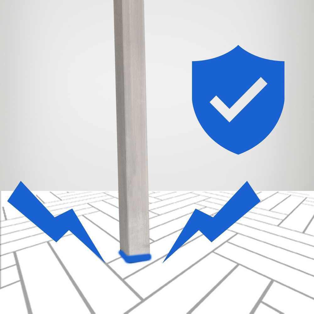 Clp Trading Mville Damaso E veltinio baro kėdė su 4 pėdų rėmu