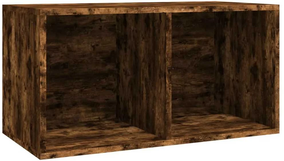 Dėžė vinilinėms plokštelėms, ąžuolo, 71x34x36cm, mediena