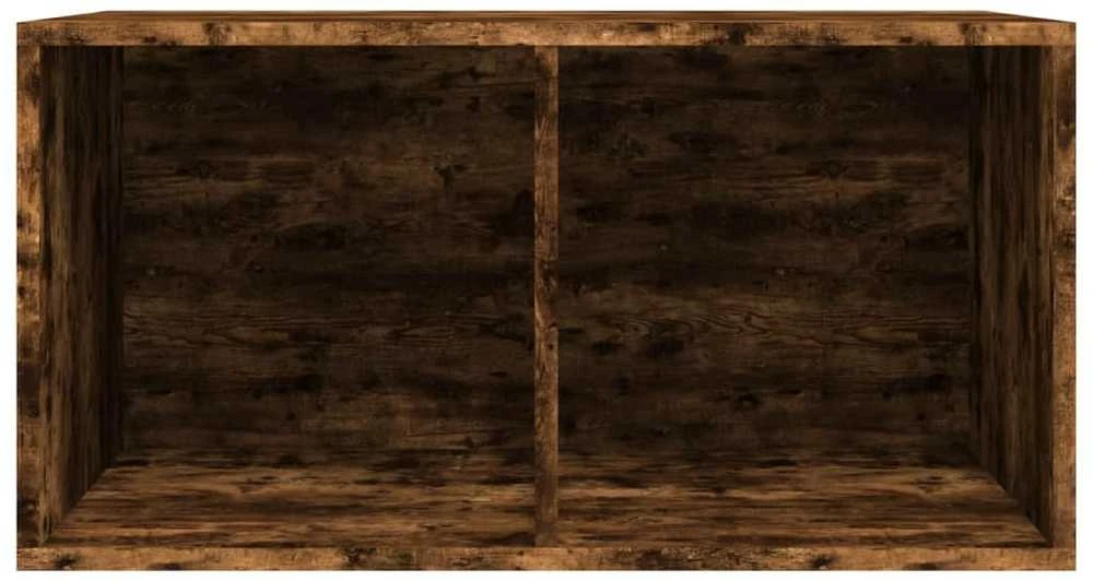 Dėžė vinilinėms plokštelėms, ąžuolo, 71x34x36cm, mediena