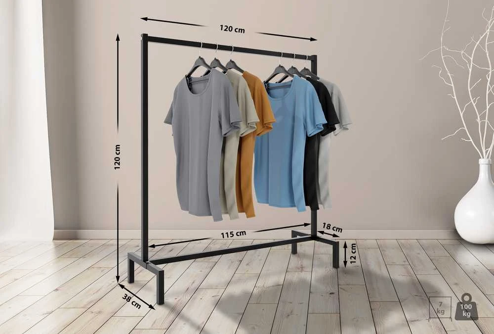 Mville Drabužių kabykla CLP Melva 120x38x120