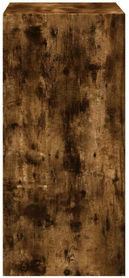 Drabužių spinta, dūminio ąžuolo, 77x48x102cm, apdirbta mediena