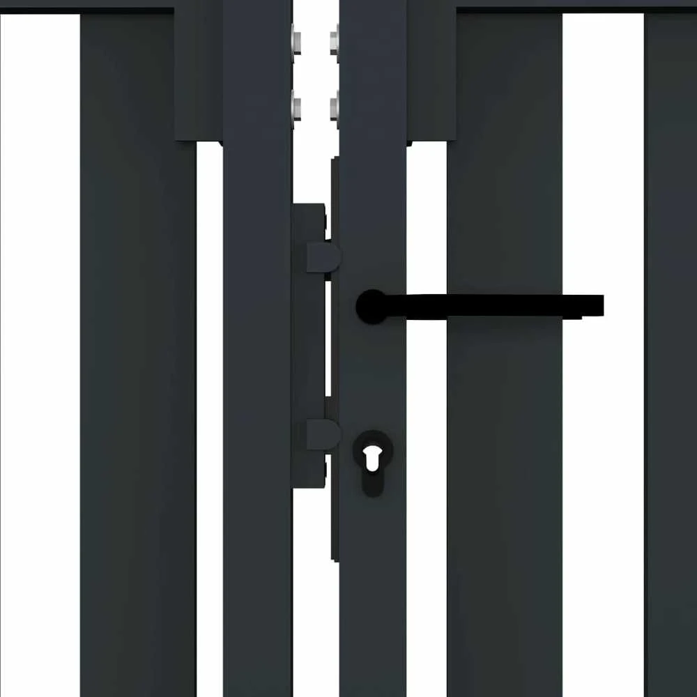 Dvigubi vartai, antracito spalvos, 306x220cm, plienas