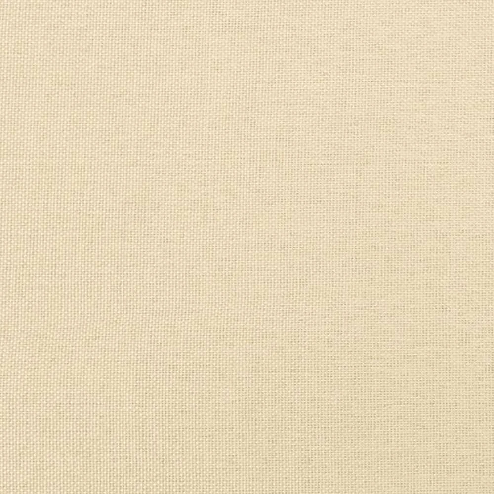 Dvivietė sofa-lova, kreminės spalvos, audinys