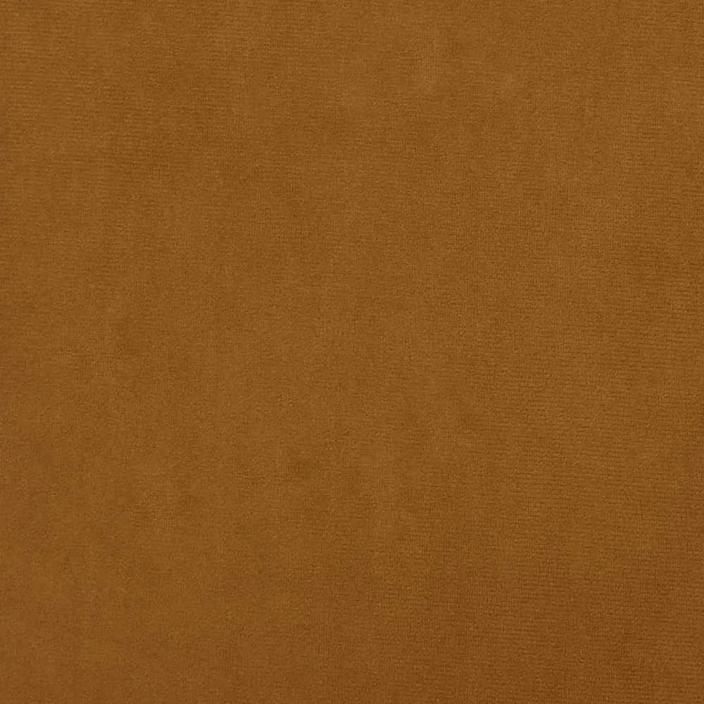 Dvivietė sofa-lova, rudos spalvos, aksomas